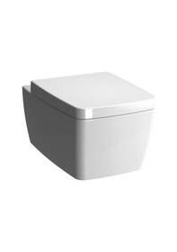 Resim VitrA Metropole Rim-ex Beyaz Kanalsız Asma Klozet Ve Yavaş Kapanır Kapak 7672b003-0559 Beyaz 