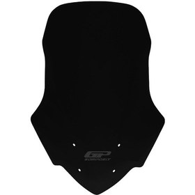 Resim GP Kompozit Honda NC 700 S / NC 750 S 2012-2020 Uyumlu Ön Cam Siyah 