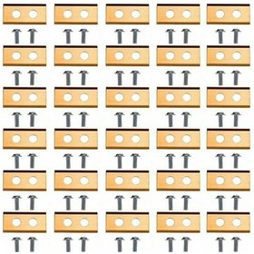 Resim Geeksen Worx Robot Çim Biçme Makinesi İçin 30 Adet Paslanmaz Çelik Bıçak + 60 Vida Seti, Dayanıklı Altın Kaplama Diğer 