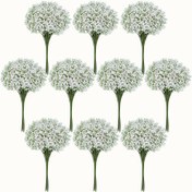 Resim 3990 Yapay Bebek Nefesi Çiçekleri, Düğün, Nişan, Şükran Günü, Sevgililer Günü, Anneler Günü, Haziran Festivali Süslemeleri için Uygun 130 Demet Dokunmatik Hissedilen Sahte Çiçekler, Plastik Dış Mekan Yapay Çiçekler, Ev ve Ofis Dekorasyon Buketleri, Suntaşı Olmadan Bahçe ve Avlu Süsleme 