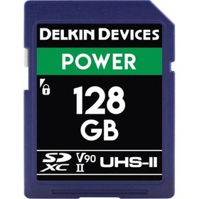 Resim Delkin Devices 128GB Power Uhs-Iı (V90) Sdxc Hafıza Kartı 