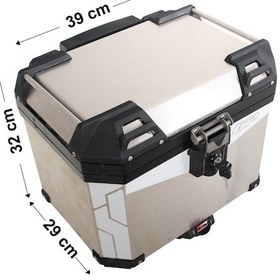 Resim GP KOMPOZİT ARKA ÇANTA GRİ 37LT 