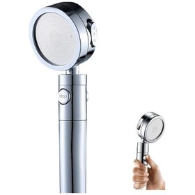 Resim Drnds Sağlam Metal Hortum Bağlantılı, 360 Hareketli Duş Başlığı Paslanmaz Çelik 