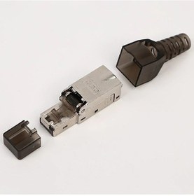 Resim Ip20 Cat7 Rj45 Plug Endüstriyel Konnektör 10G 50U Cat7-6A-6-5 
