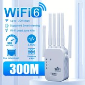 Resim OURLIFE 1200Mbps Çift Bantlı WiFi Genişletici 5.8GHz/2.4GHz Ethernet Portu ile, Ev, Ofis, Büyük Apartmanlar için 10.000 Metrekareye kadar Güçlü Router Destekleyici, Daha Fazla Cihazlarla Uyumlu, Beyaz Modern Tasarım, Wifi Genişletici 