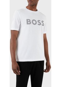 Resim Boss Erkek T Shirt 50512866 100 Beyaz 