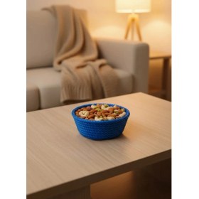 Resim Shopwave Yuvarlak Çerezlik Lacivert Şık Tasarım ve Kompakt Boyut 