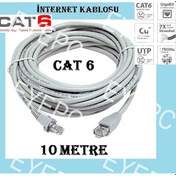 Resim EYEPC 10 Metre Cat6 Internet Kalın Kablo 