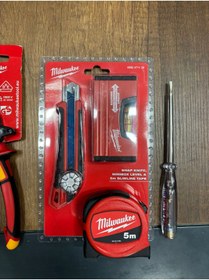 Resim Milwaukee 1000 V Ağır Hizmet 6 Parça Tam Profesyonel Usta Seti Made In Germany 160 MM Pense 160 MM Yan Keski 