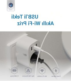 Resim markentegra Akım Korumalı Wi-Fi Akıllı Priz 