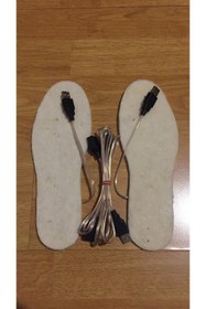 Resim SYNOPE Elektrikli Ayak Isıtmalı Kamp Ayakkabı Tabanı Usb Şarjlı Yıkanabilir Isıtıcı Termal Taban 41-46 No 