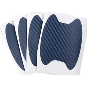 Resim Willowhaven 5 Renk Seçeneği, 4 Adet Araç Kapı Kolu Çizik Koruyucu Sticker - Turuncu 