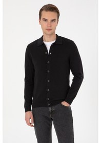 Resim U.s. Polo Assn. Erkek Siyah Hırka Triko 50313690-vr046 Siyah 