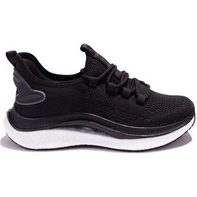 Resim GAMELU Sımba Siyah Ortopedik Günlük Kadın Spor Ayakkabı 