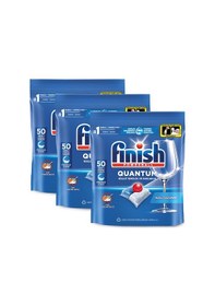 Resim Finish Quantum 150 Tablet Bulaşık Makinesi Deterjanı (50 x 3) 