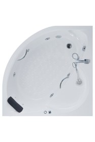 Resim Waterway Iowa Jakuzi 120x120 H:55 Bonus Hidromasaj Sistemli Küvet 