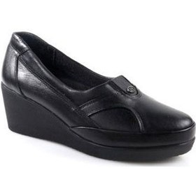 Resim Scavia 02652 Orto Pedik Hakiki Deri Dolgu Topuk Kadın Günlük Ayakkabı 001 