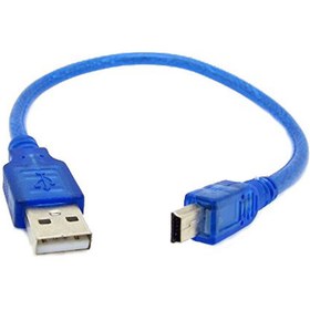 Resim Mini usb mp3 mp4 şarj ve data kablosu harici hdd kablosu 50 cm 