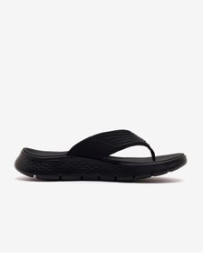 Resim SKECHERS GO WALK FLEX SANDAL Erkek Siyah Parmak Arası Terlik 229214 BBK 