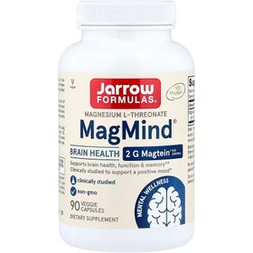 Resim Jarrow Formulas Vegan MagMindo Magtein Magnesium L-Threonate Brain Health 90 Veggie Capsules 