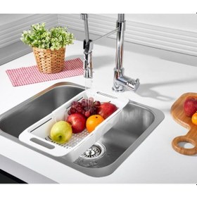 Resim Ayarlanabilir Lavabo Süzgeci Organızer 