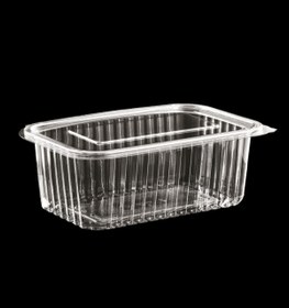 Resim Kalbi Ticaret Plastik Sızdırmaz Kap 2000 gr 50'li Plastik Kapaklı Kase Saklama Kabı Şeffaf Kullan At Kase 