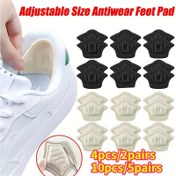 Resim 4 Adet/2 Çift, 10 Adet/5 Çift Spor Ayakkabı Taban Pedleri Aşınma Önleyici Ayak Koruyucu Pedleri, Arka Yapışkan 