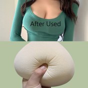 Resim 2 adet 1 çift Push Up Yeniden Kullanılabilir Sütyen İç Pedleri, Yumuşak Göğüs Artırıcı Pedler, Kadın İç Çamaşırı ve İç Çamaşırı Aksesuarları 