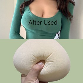 Resim 2 adet 1 çift Push Up Yeniden Kullanılabilir Sütyen İç Pedleri, Yumuşak Göğüs Artırıcı Pedler, Kadın İç Çamaşırı ve İç Çamaşırı Aksesuarları 