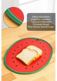 Resim Meyve,sebze, Kesme Doğrama Tahtası,meyve Şekilli Kesme Tahtası ,esnek Kesim Tahtası-karpuz Motifli 