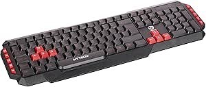 Resim Hytech HYK-46 GAMY Siyah USB Kırmızı Tuşlu Q Gaming Oyuncu Klavyesi 