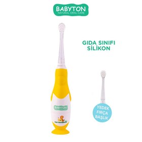 Resim Babyton Bebekler Ve Çocuklar İçin Sonik Pilli Diş Fırçası 