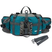 Resim Vkemall Erkek Ve Kadınlar İçin Çok Fonksiyonlu Outdoor Bel Çantası - Hiking, Bisiklet Ve Yürüyüş İçin Tasarlanmış, 5l Kapasiteli Mavi 