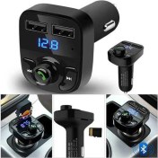 Resim Bluetooth Fm Transmitter Car X8 