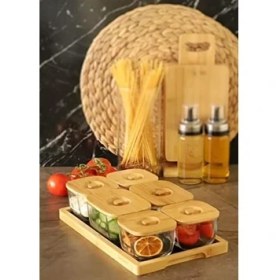 Resim Storemax Bambum Krosna - 13 Parça Cam Kahvaltılık 