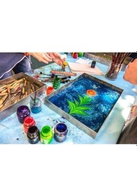 Resim Artdeco Ebru Başlangıç Seti 8 Renk 30 Ml Damlalıksız 