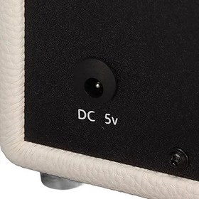 Resim Hoparlör Vintage Deri Hoparlör 3600 MAh Li-ion Pil Retro Klasik Estetik Ağır Bas Müzik Çalar Hızlı Bağlantı Parti (WHITE) 