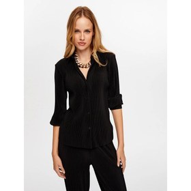 Resim Faik Sönmez Kendinden Piliseli Kadın Uzun Kollu Gömlek W26GML005 (UW26GML005) 