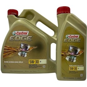 Resim Castrol Edge 5W-30 M Tam Sentetik DPF Motor Yağı 4 L + 1 L 