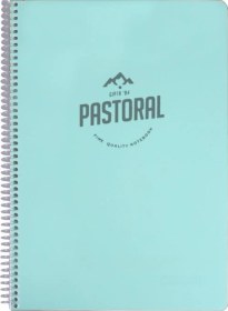 Resim Pastoral A4 72 Yaprak Çizgili Defter Pastel Gri 