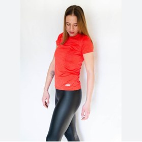 Resim Lotto Kadın Mercan Düz T-shirt W1110 
