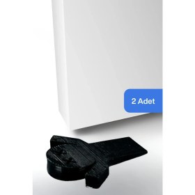 Resim Evene Kapı Stoperi Siyah Renk Dekoratif Kapı Tutucu Durdurucu 2 Adet Model 3 