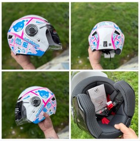 Resim OKYANUSMOTO MOTOSIKLET YARIM KASK YAZLIK MODEL 