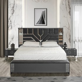 Resim Edsy Home Roma Bençli Bazalı Karyola 