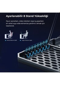 Resim Bix BX-CP02G Dijital Göstergeli RGB Aydınlatmalı Gaming Notebook Soğutucu 