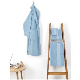 Resim Soley Minerva %100 Pamuklu Extra Yumuşak Misafir Mutfak Havlusu Mavi 