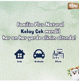 Resim 300 Adet 2paket Plus Natural Çek Al Mendil 150li 2 Paket X 150 Yaprak 