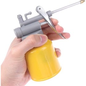 Resim 2'li Yağ Pompası, Metal Yağ Pompası, Yağ Püskürtücü, 8.45Oz Yağ Spreyi, Uzun Nozullu Dayanıklı Metal Yağ Dağıtıcı - Endüstriyel Kullanım İçin Manuel Yağ Dolumu 