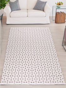 Resim Dekhera Zest Modern Kesme Halı ZS01 Beyaz - 100X200 