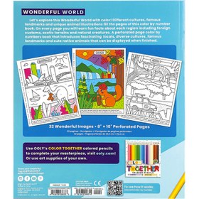 Resim Ooly Color By Numbers Sayılarla Boyama Kitabı - Wonderful World 